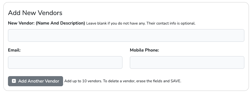 vendor management
